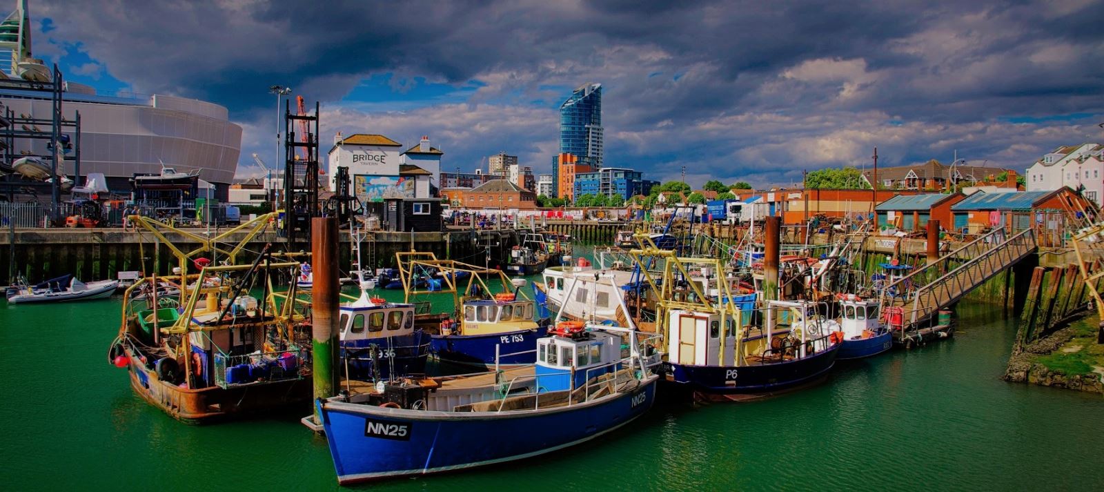 Fishing boats in Old Portsmouth